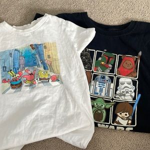 Boys graphic T shirts size extra small